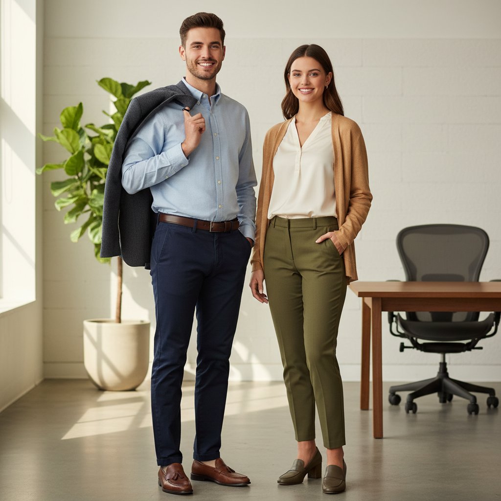 Smart Casual Work Outfits for Young Adults