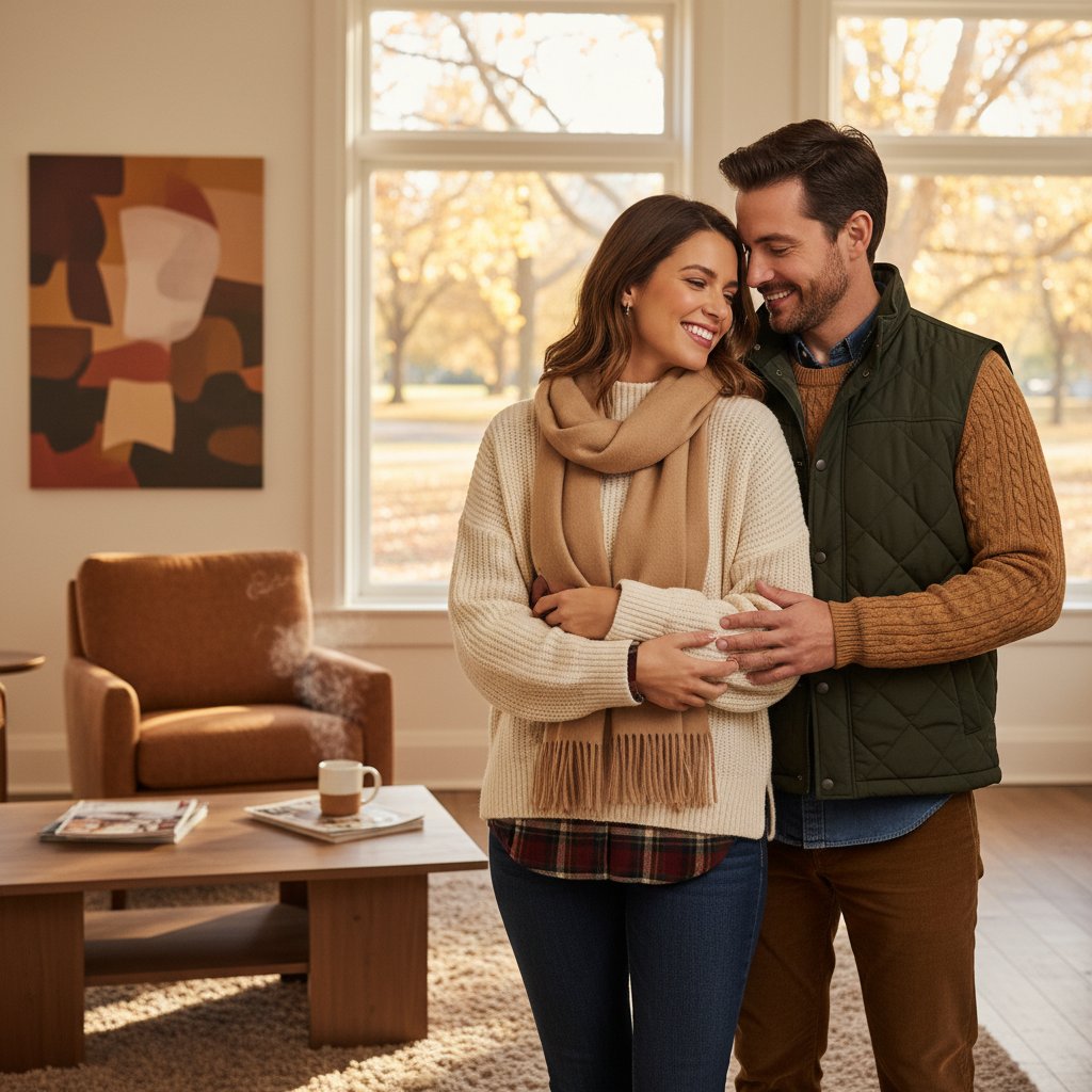 Fall's Cozy Embrace: Layering Up